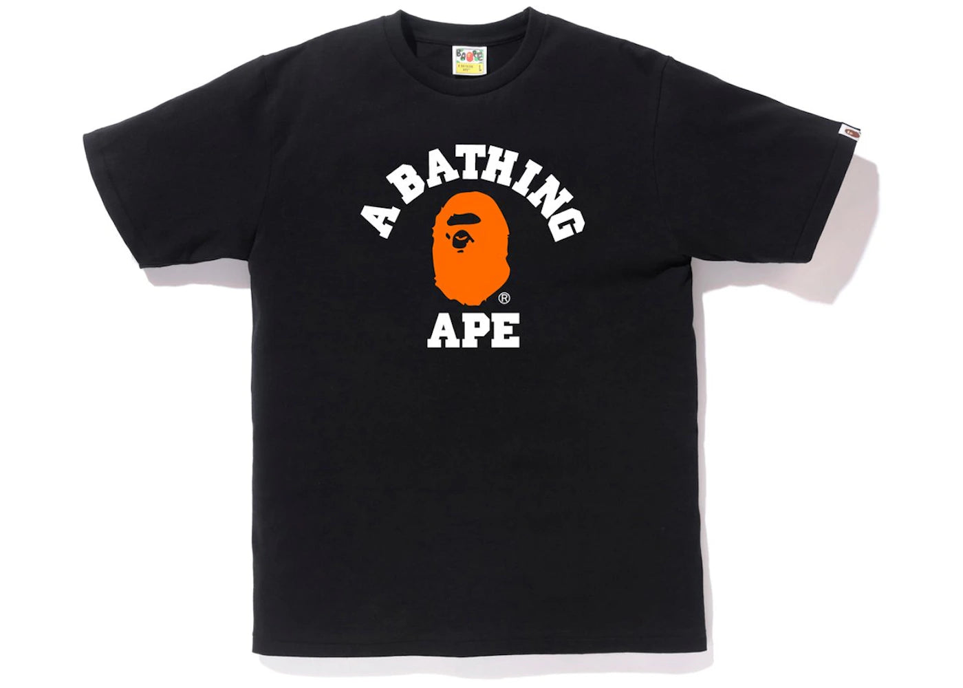 BAPE Colors College Tee Black