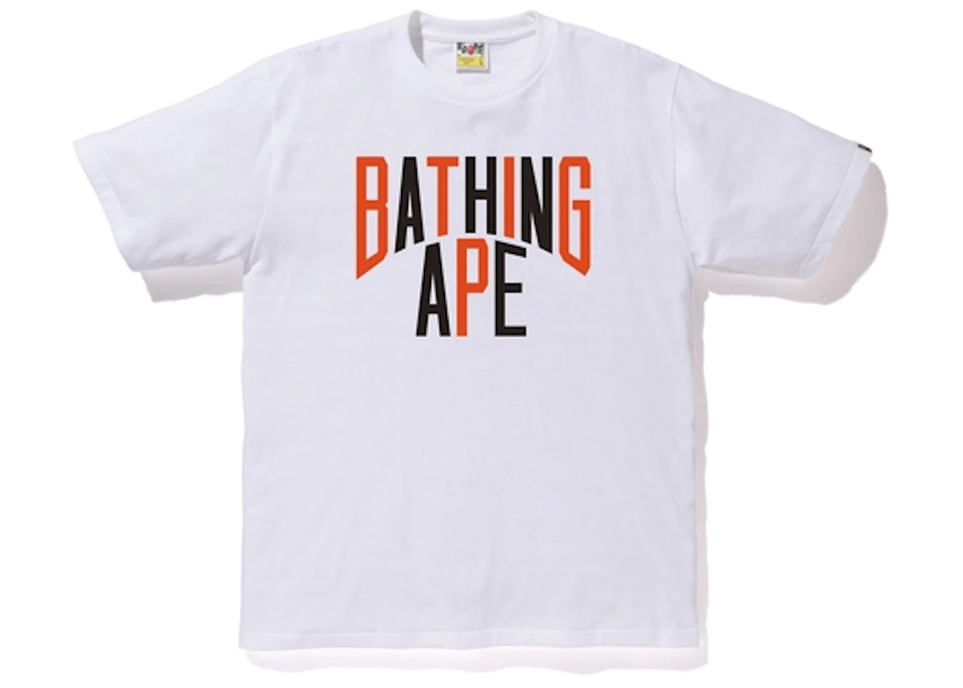 BAPE Colors NYC Logo Tee White