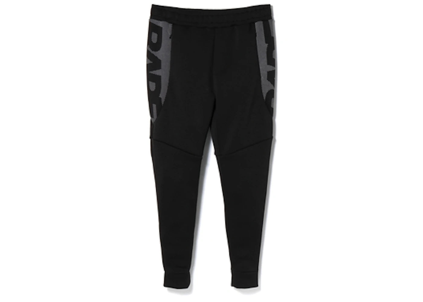 BAPE Double Knit Slim Sweat Pants (FW18) Black