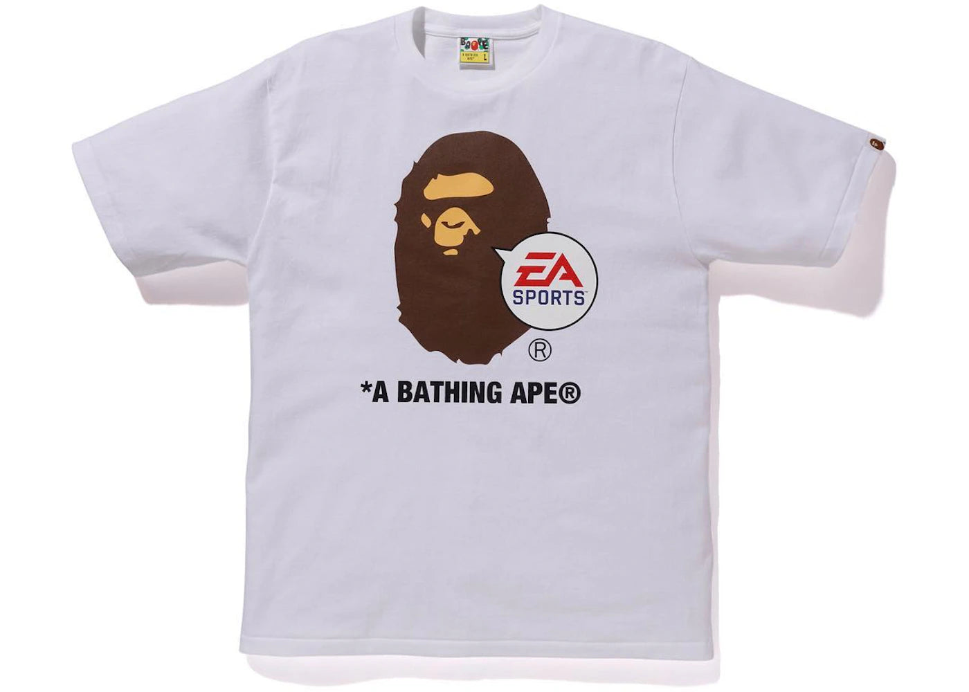 BAPE EA Sports Ape Head Tee White