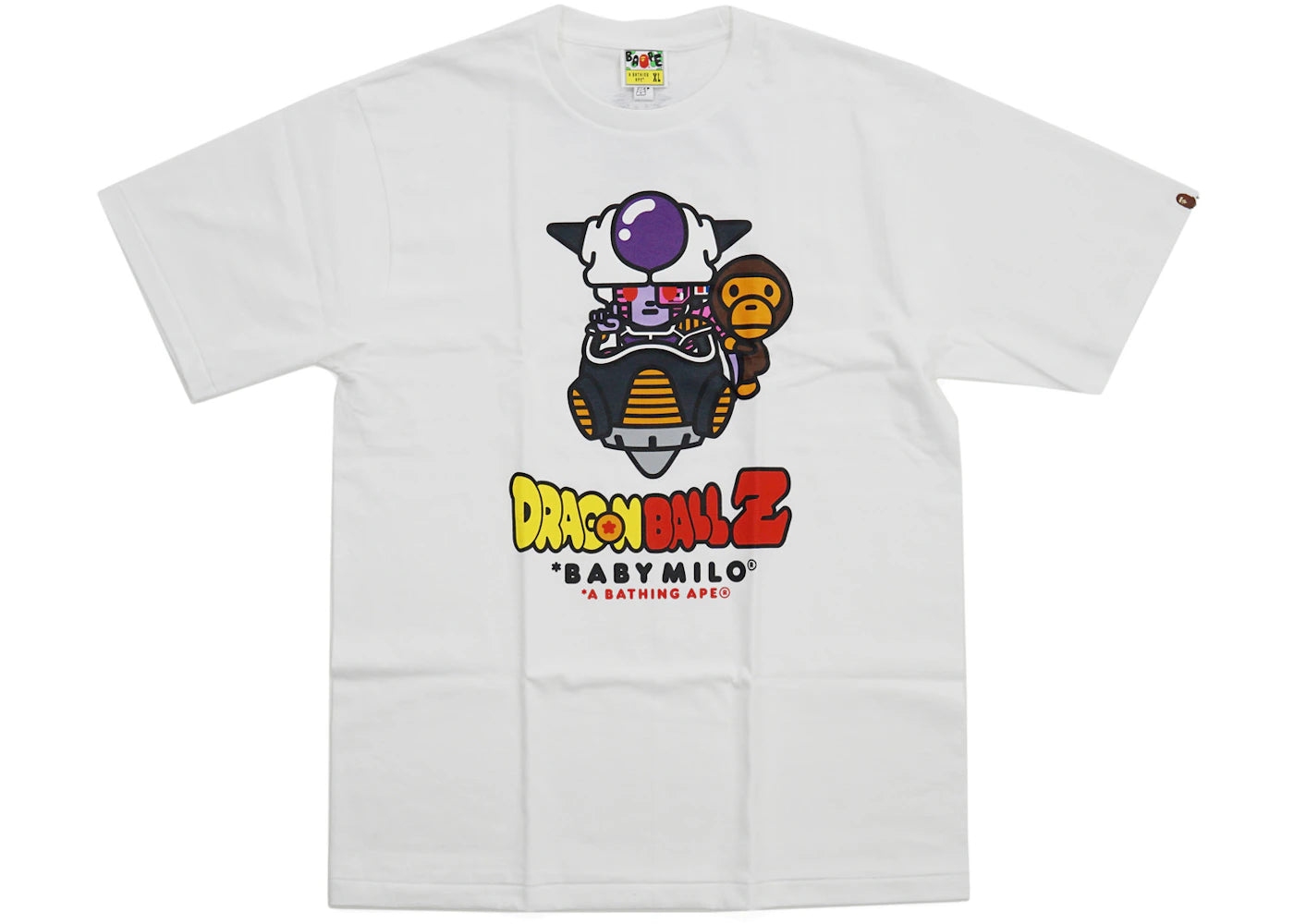 BAPE Dragon Ball Z Frieza Clinging Milo Tee White