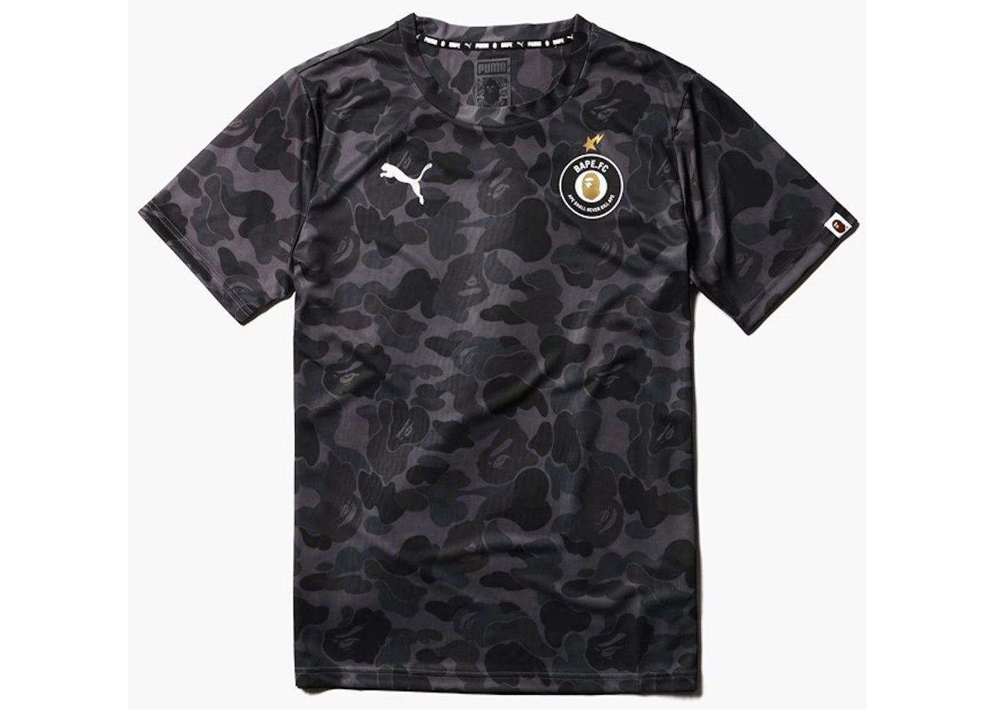 BAPE X Puma Full ABC Camo Tee Black