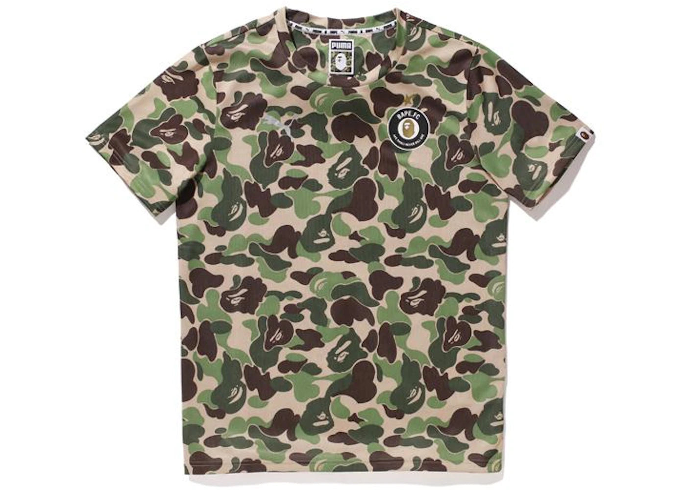 BAPE X Puma Full ABC Camo Tee White