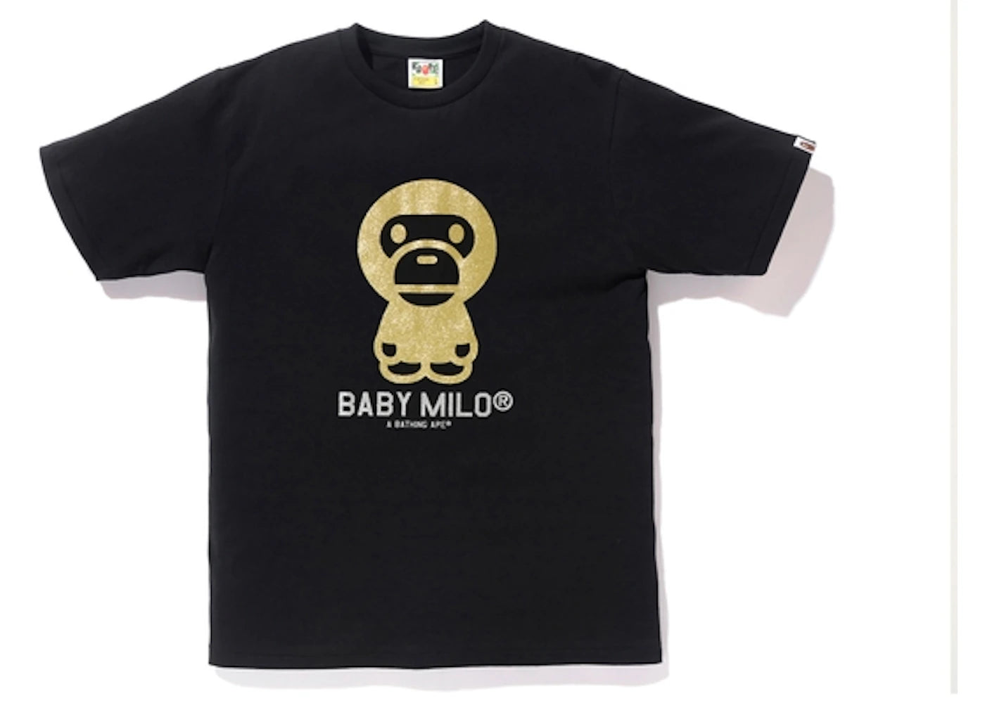 BAPE Glitter Baby Milo Tee Black/Gold