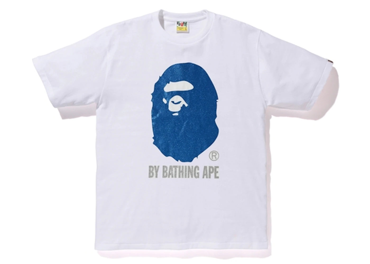 BAPE Glitter By Bathing Tee White/Blue