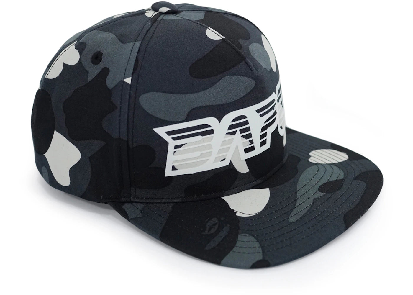 BAPE Glow In the Dark BAPE City Camo Snapback Cap Black/Glow