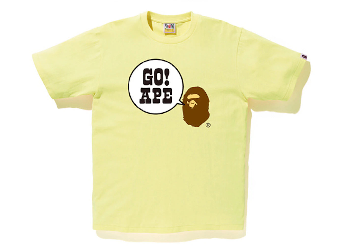 BAPE Go Ape Tee Yellow