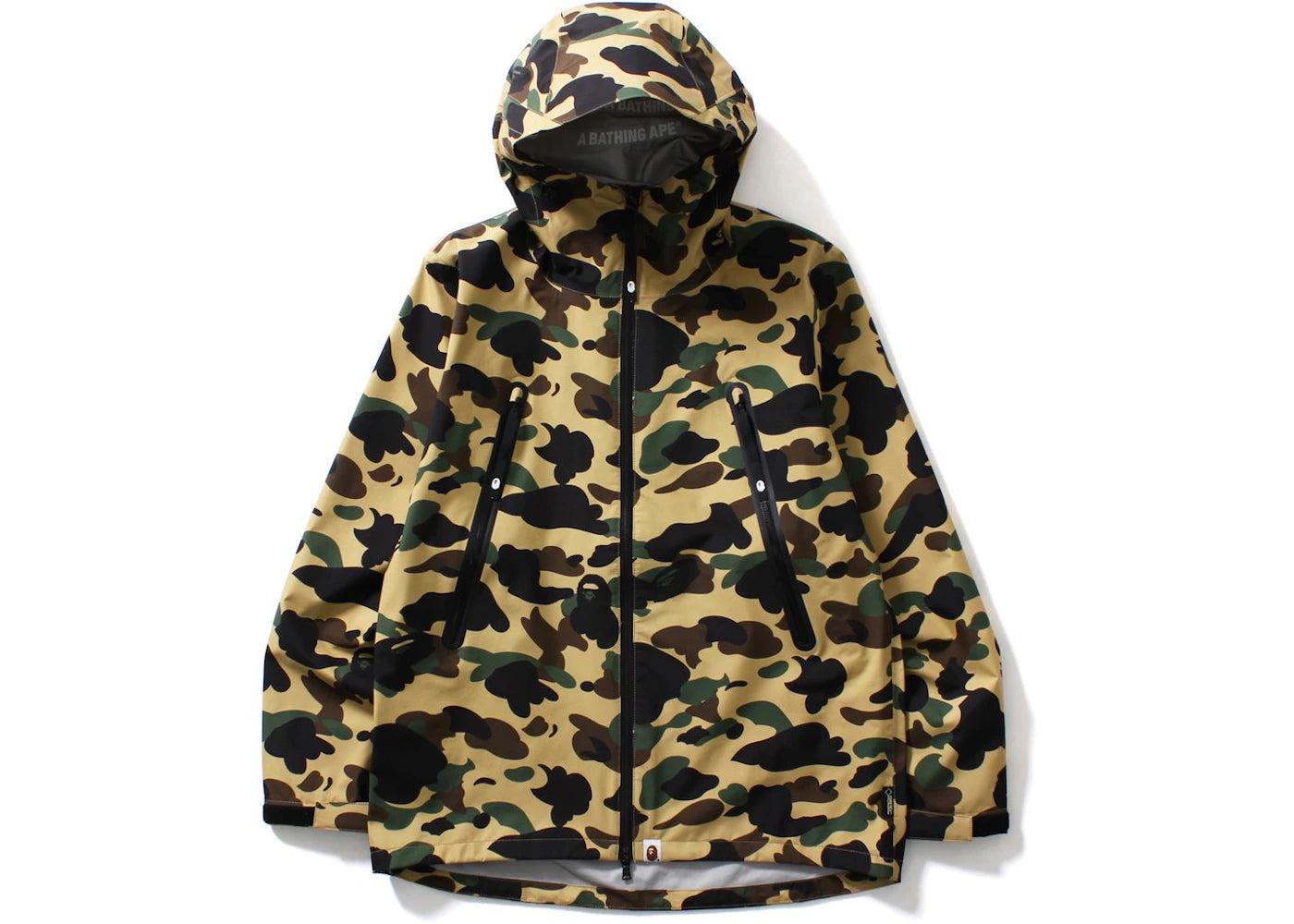 BAPE Gore-Tex 1st Camo Hoodie Jacket Jacket Yellow