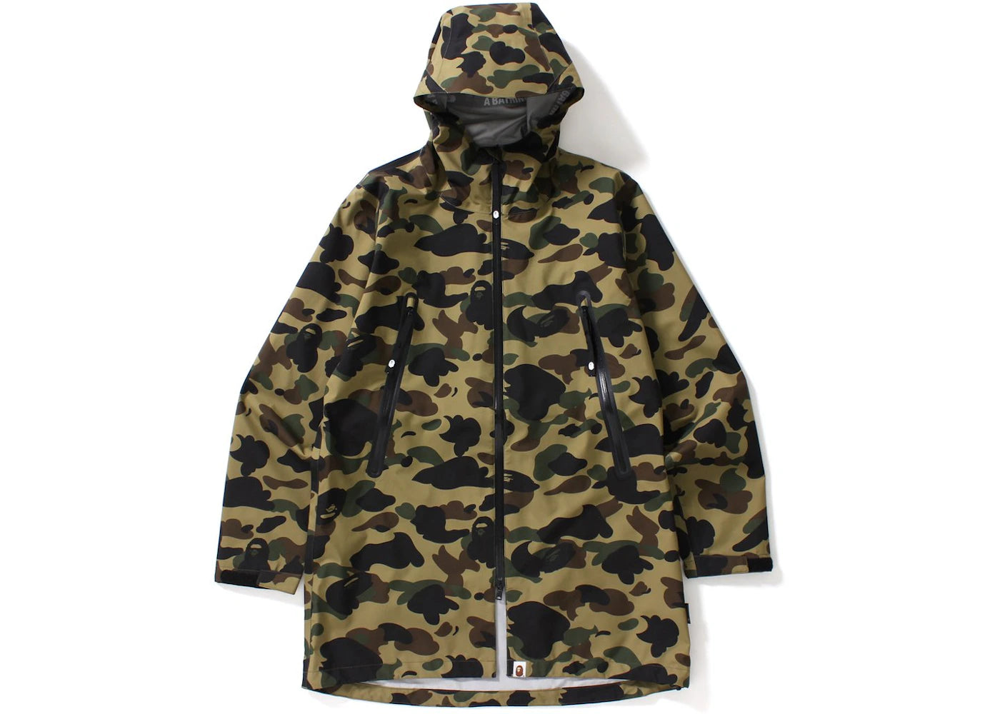 BAPE Gore-Tex 1st Camo Long Hoodie Jacket Jacket Green