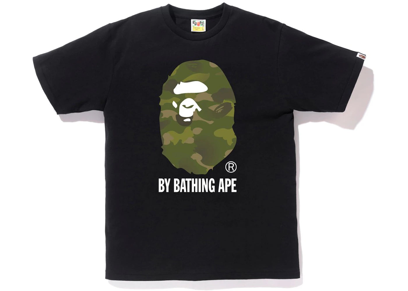 BAPE Gradation Camo By Bathing Tee Black/Olivedrab