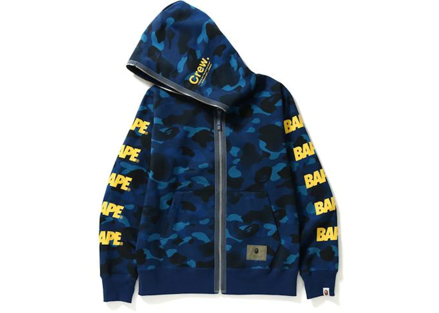 BAPE Gradation Camo Full Zip  Hoodie Navy