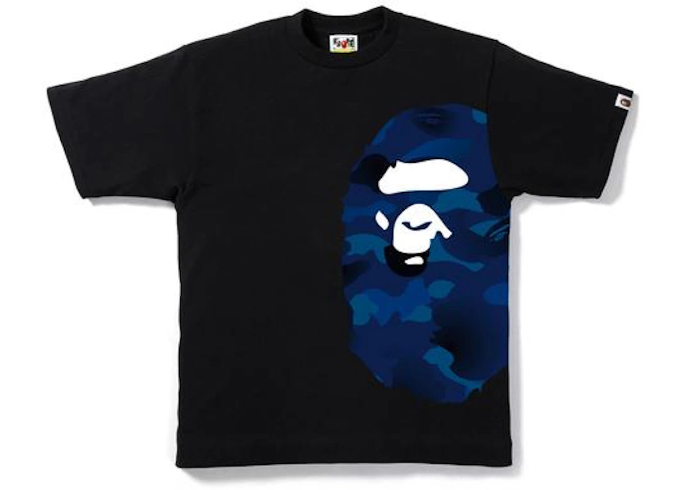 BAPE Gradation Camo Side Big Ape Head Tee Tee Black/Blue