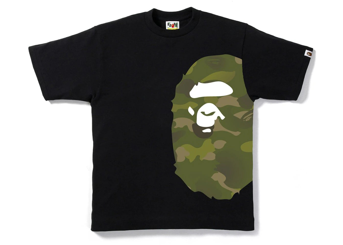 BAPE Gradation Camo Side Big Ape Head Tee Tee Black/Green