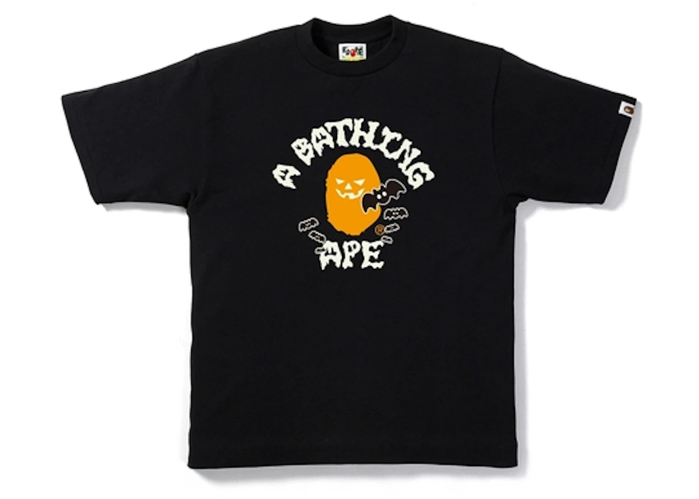 BAPE Halloween College Tee 1 Black/Orange