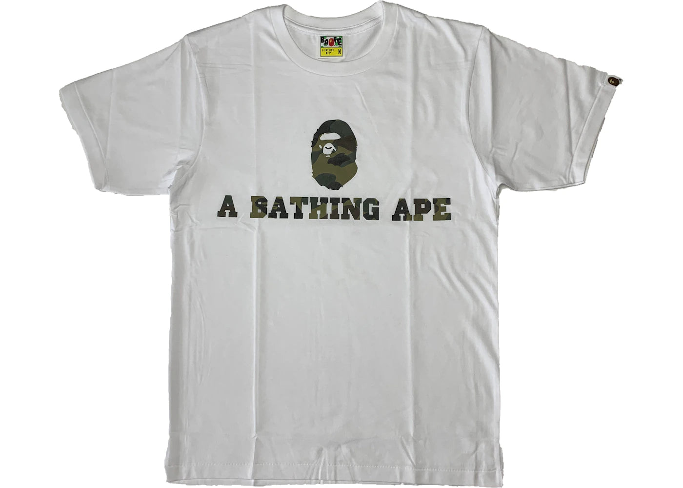 BAPE Happy New Year 1st Camo Tee White/Green