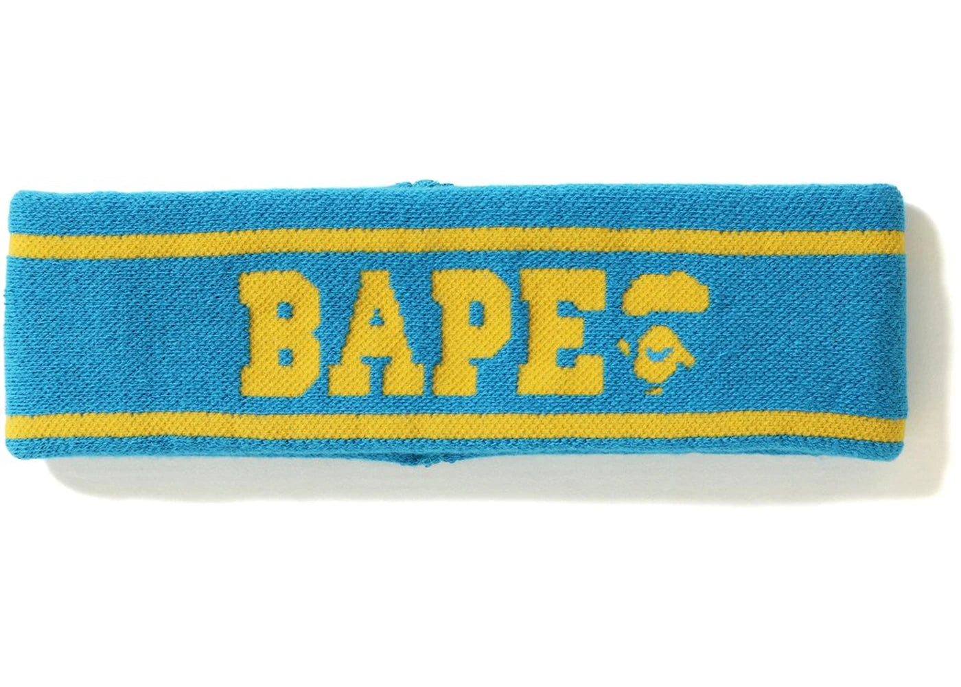 BAPE Logo Headband Light Blue – Side Kicks
