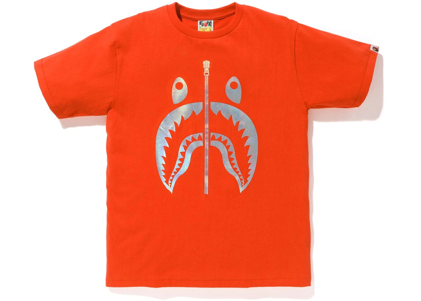 BAPE Hologram Shark Tee Orange