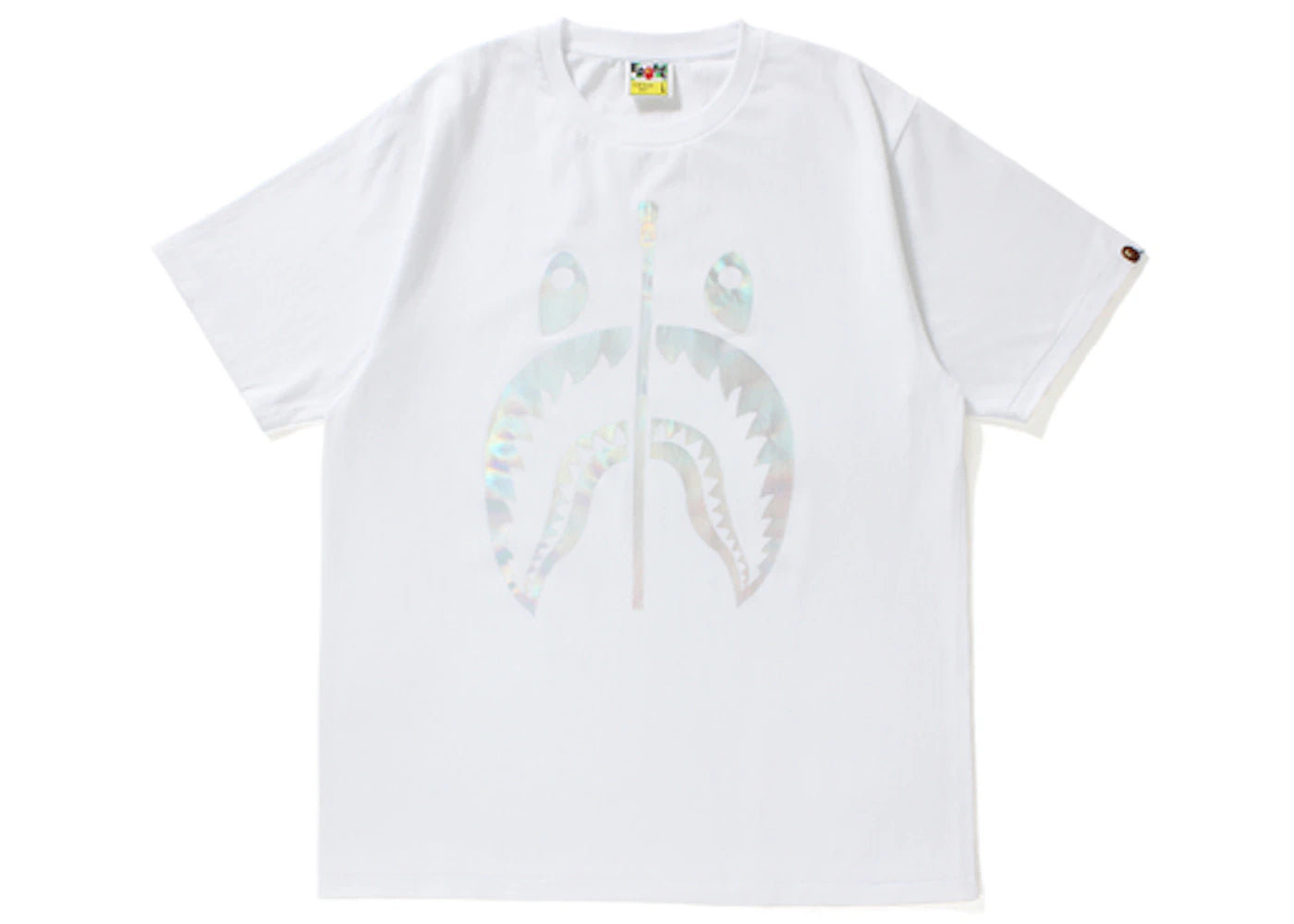 BAPE Hologram Shark Tee White