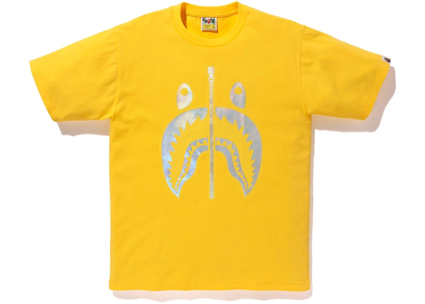 BAPE Hologram Shark Tee Yellow