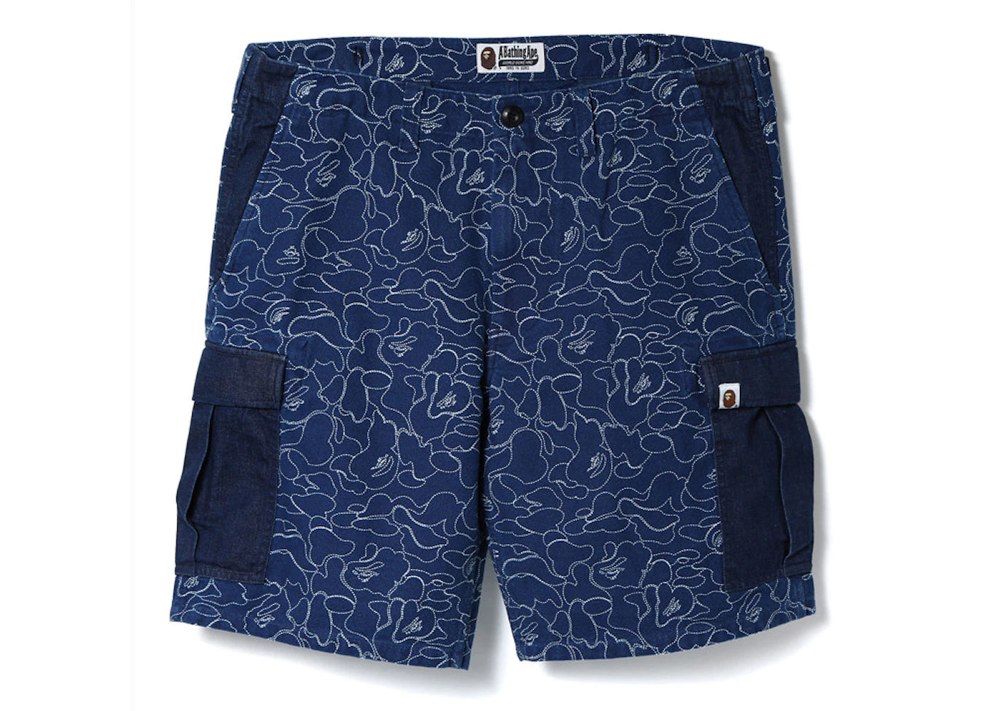 BAPE Indigo 6-Pocket Shorts Shorts Blue