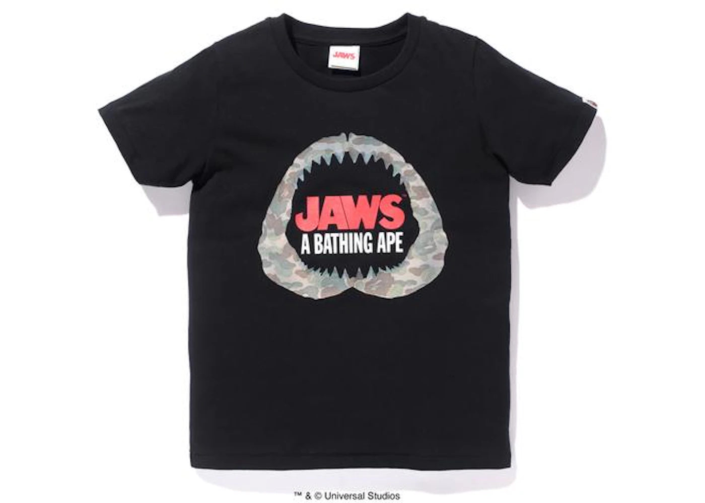 BAPE Jaws Tee 03 L Black