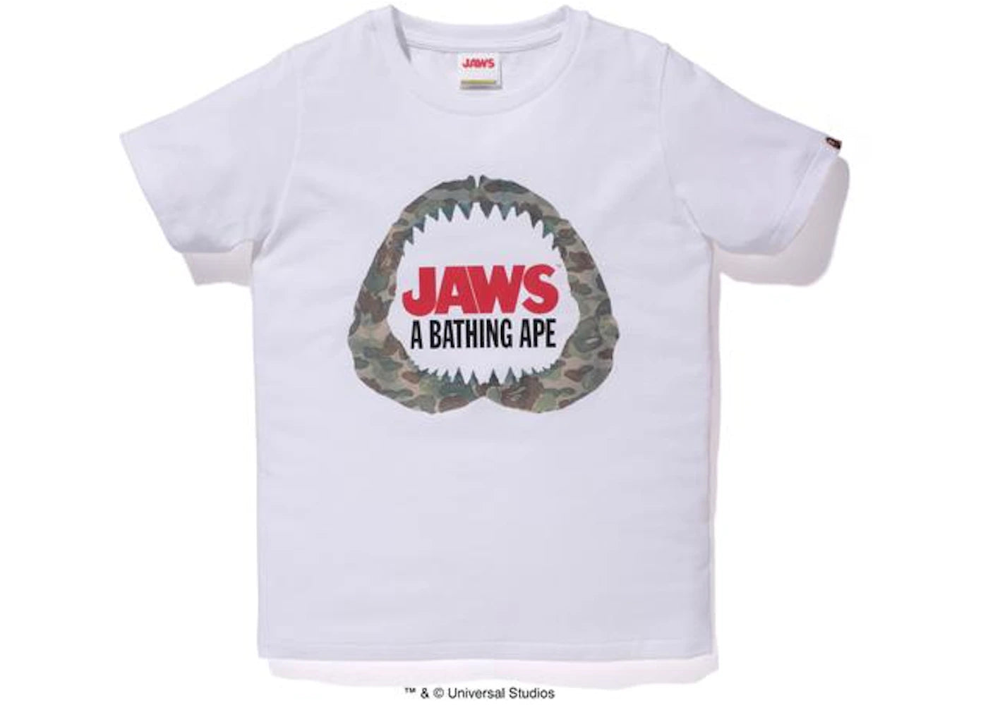 BAPE Jaws Tee 03 L White