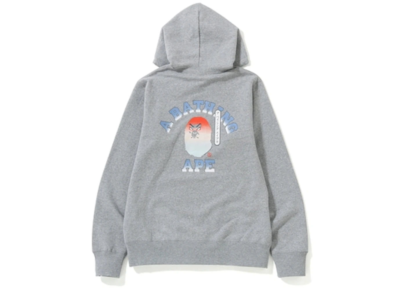 BAPE Kabuki Pullover Hoodie Grey