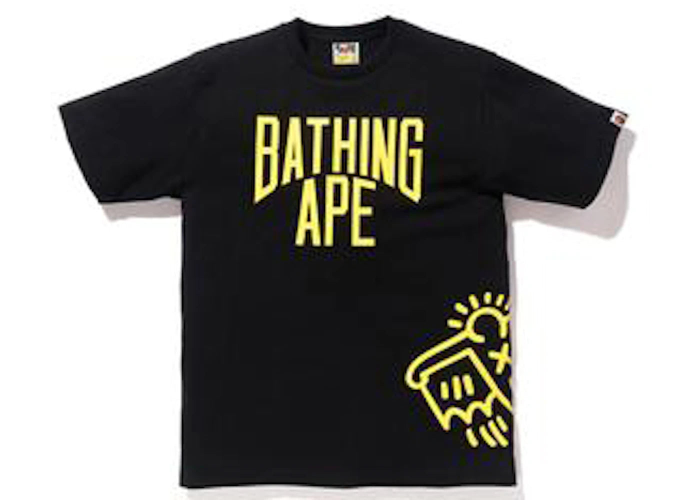 BAPE Keith Haring 3 Tee Black