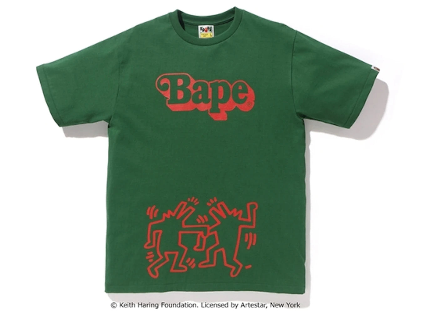 BAPE Keith Haring Tee 4 Green