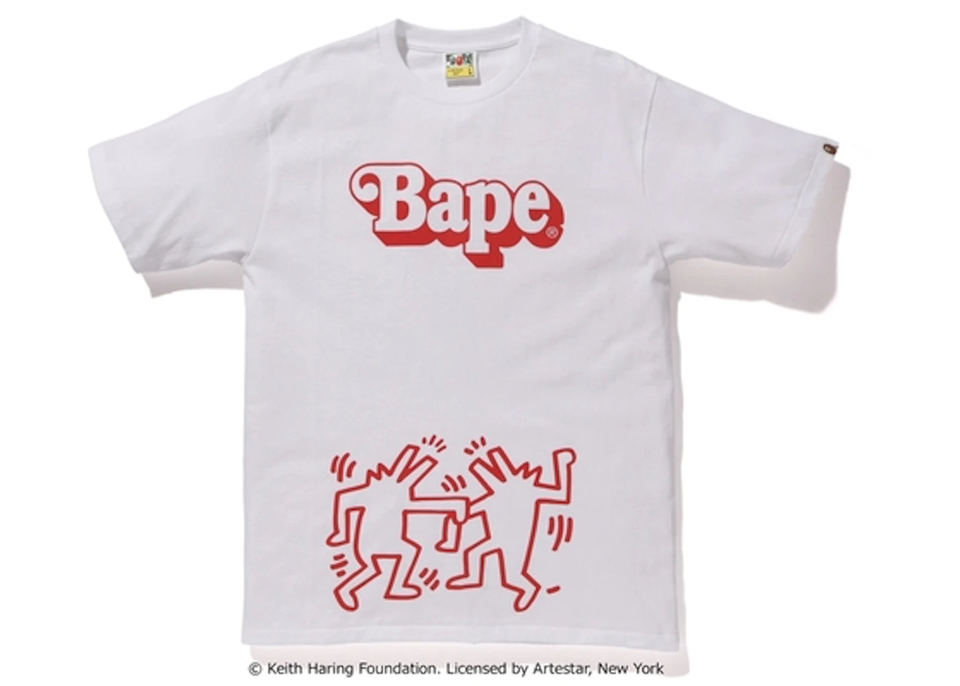 BAPE Keith Haring Tee 4 White