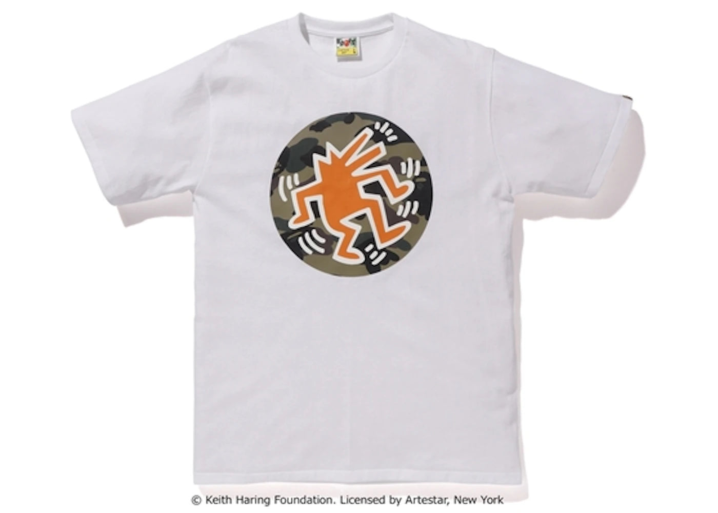 BAPE Keith Haring Tee 5 White