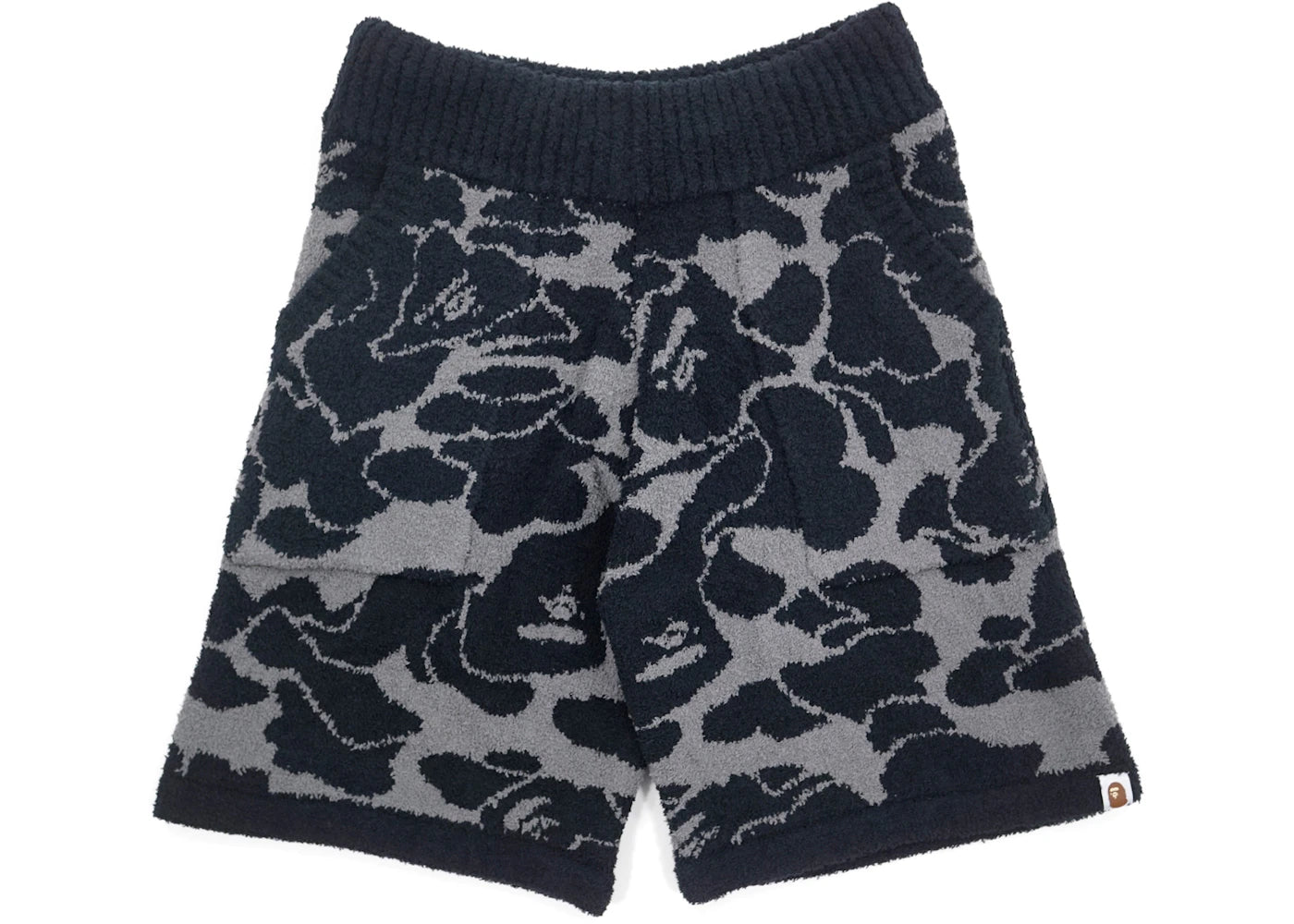 BAPE Knit Jacquard ABC Camo Shorts Black