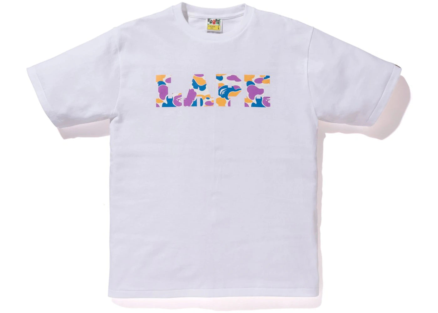 BAPE LA Camo Lape Tee White