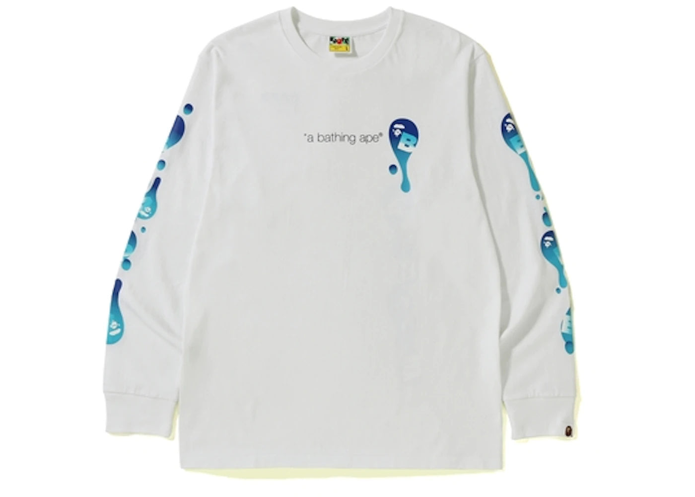 BAPE Lava L/S Tee White