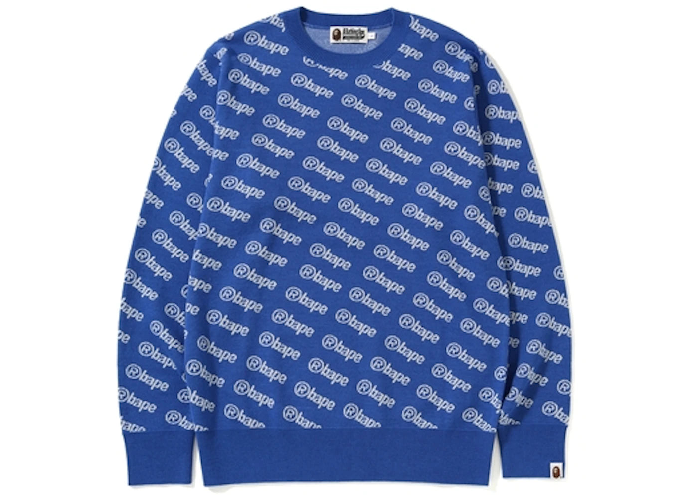 BAPE Logo Knit Blue
