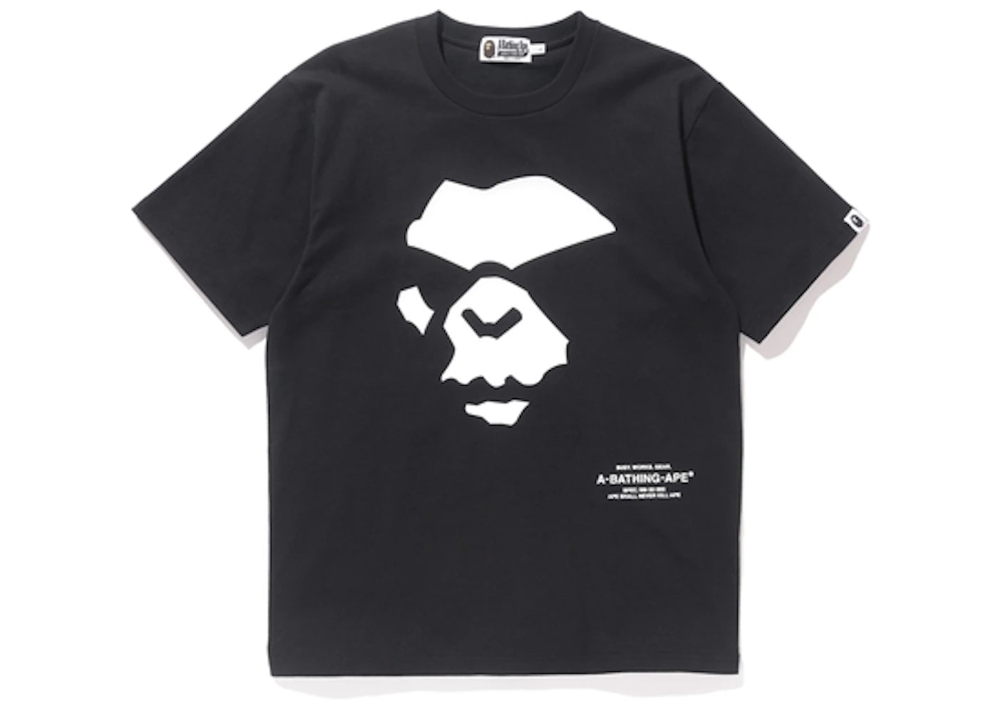 BAPE Mad Face Tee Black