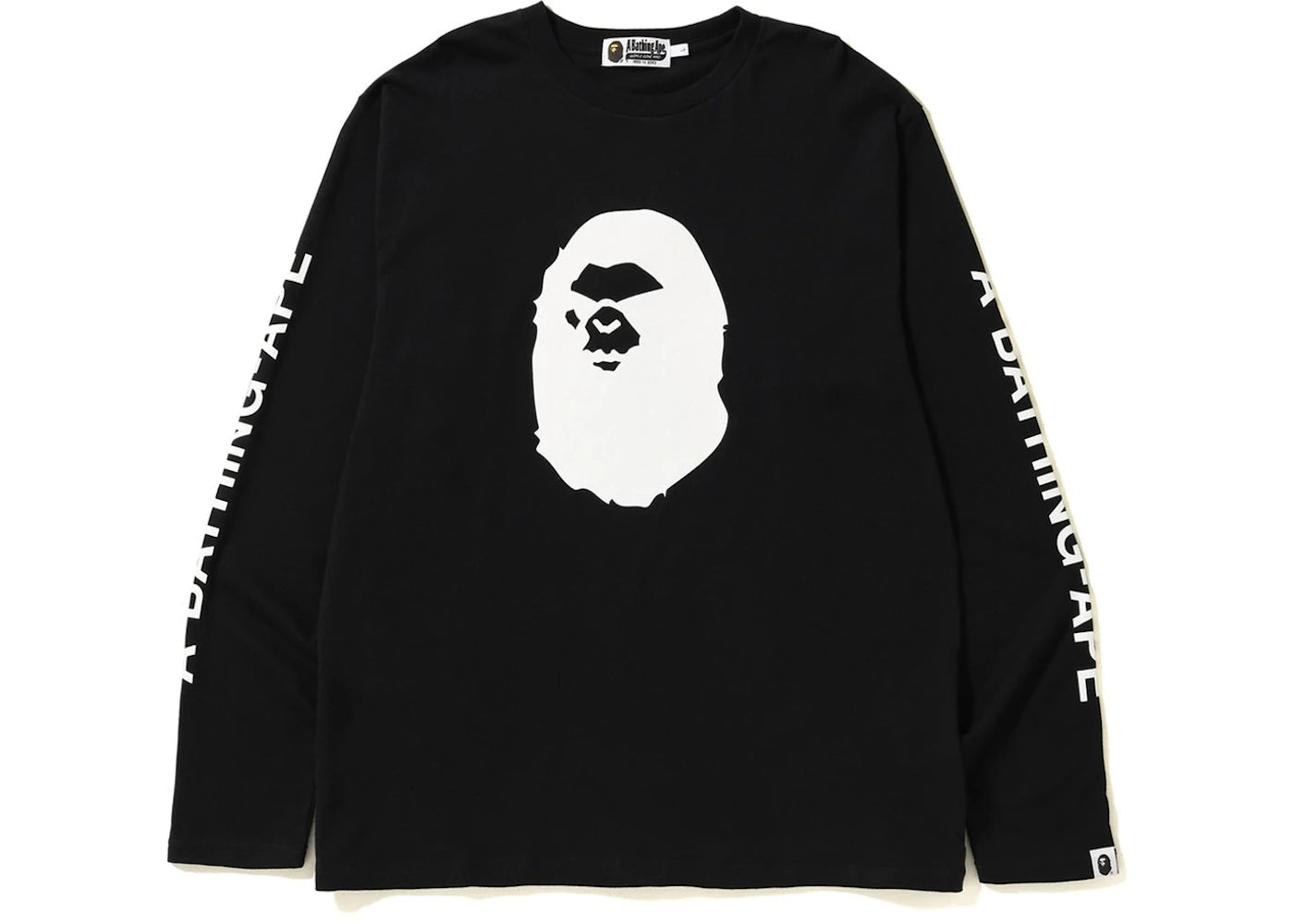 BAPE Mad Face Wide LS Tee Black