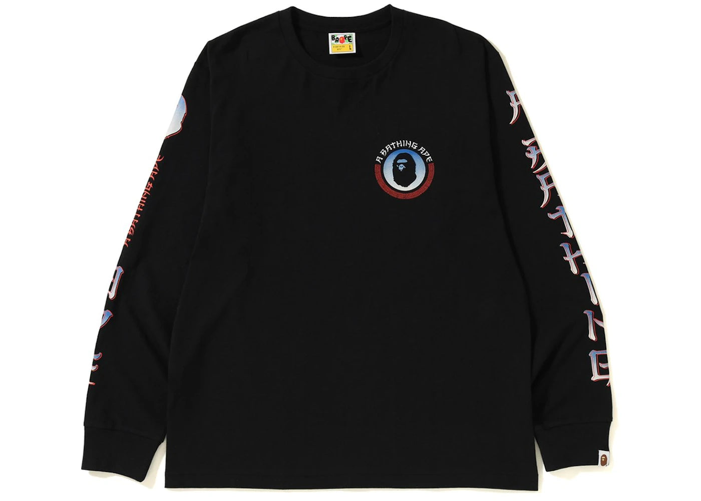 BAPE Master LS Tee Black