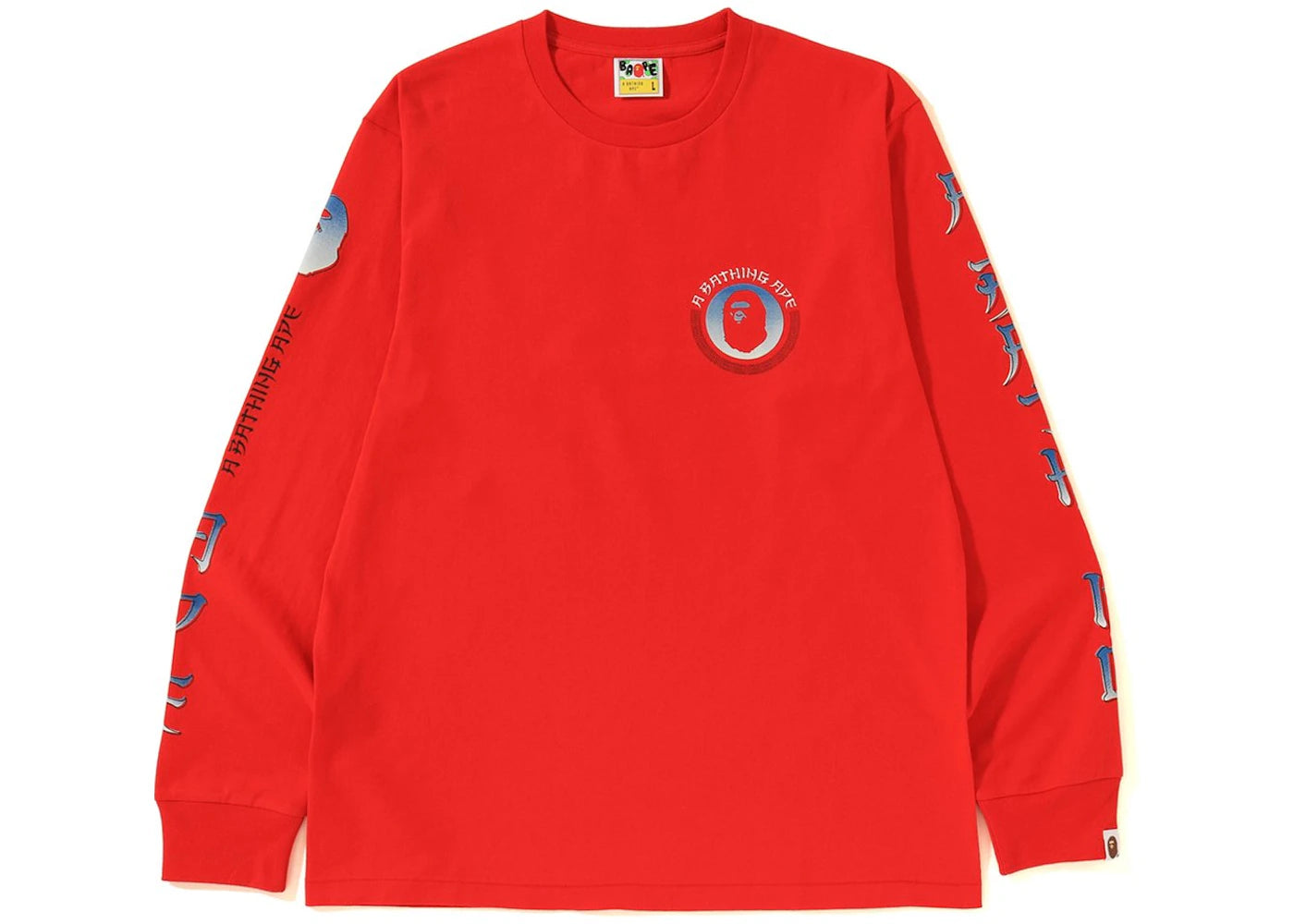 BAPE Master LS Tee Red