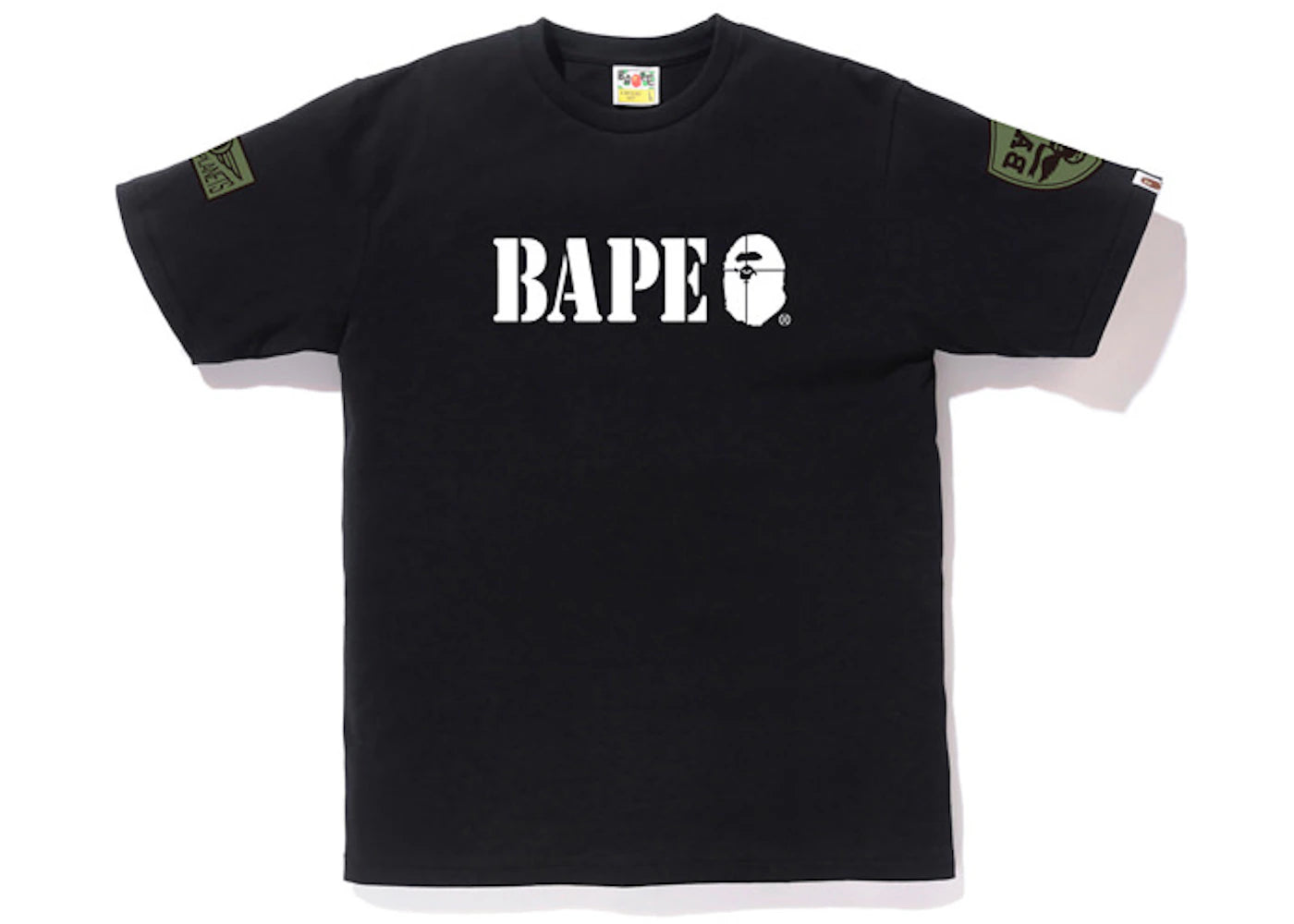 BAPE Military Tee Black