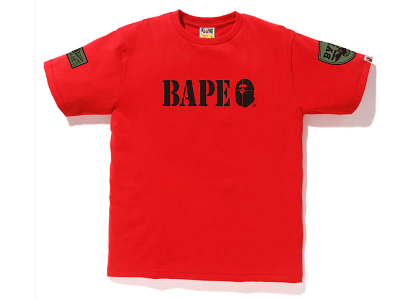 BAPE Military Tee Orange