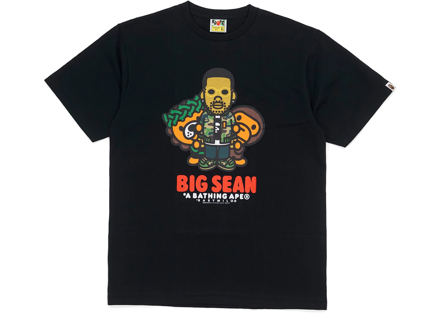 BAPE Milo Big Sean Tee Black