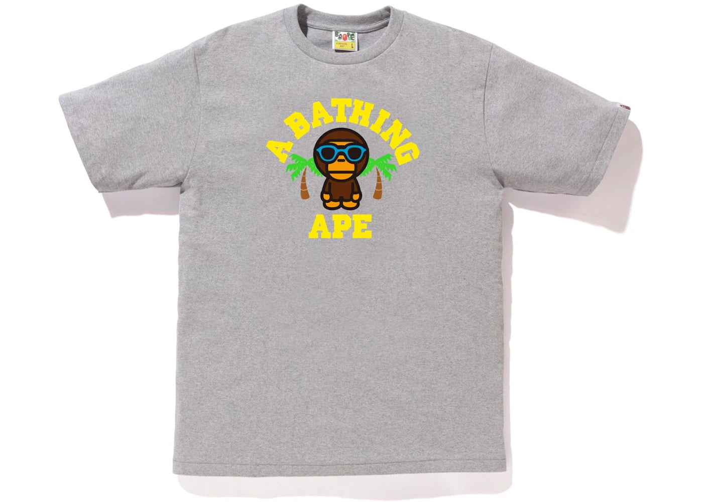 BAPE Milo College Summer Tee Gray