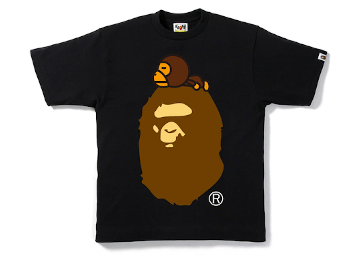 BAPE Milo On Big Ape Tee Black