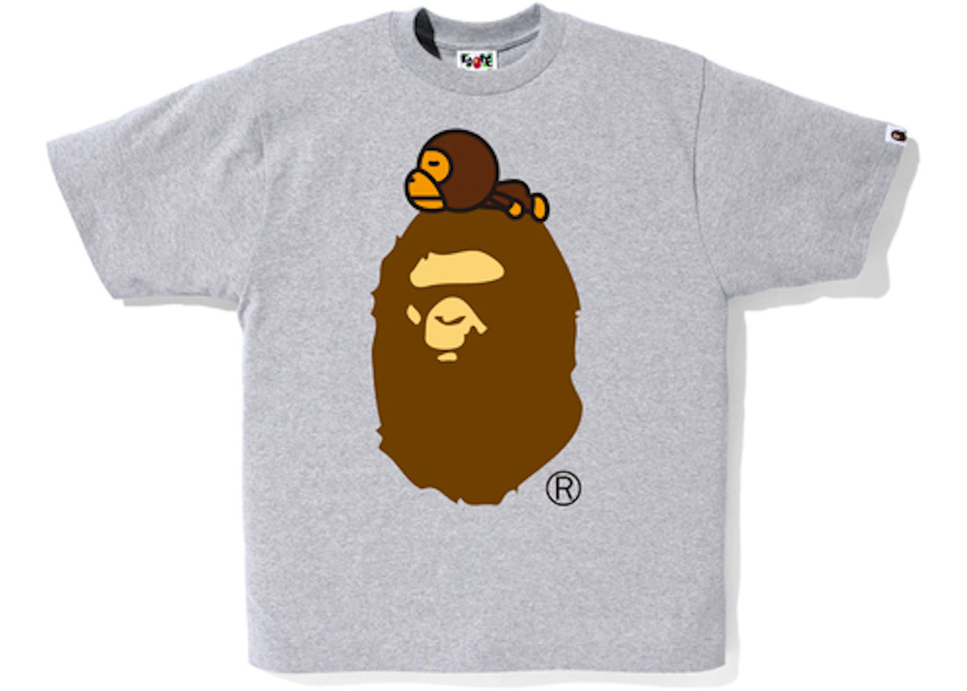 BAPE Milo On Big Ape Tee Gray