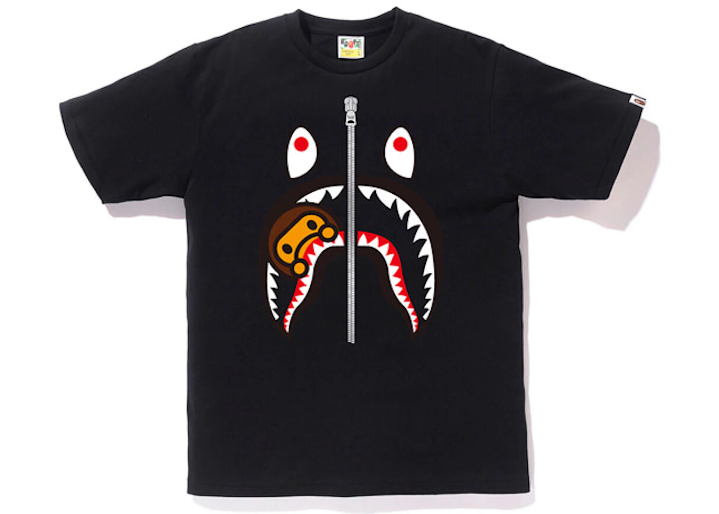 BAPE Milo Shark Face Tee Black