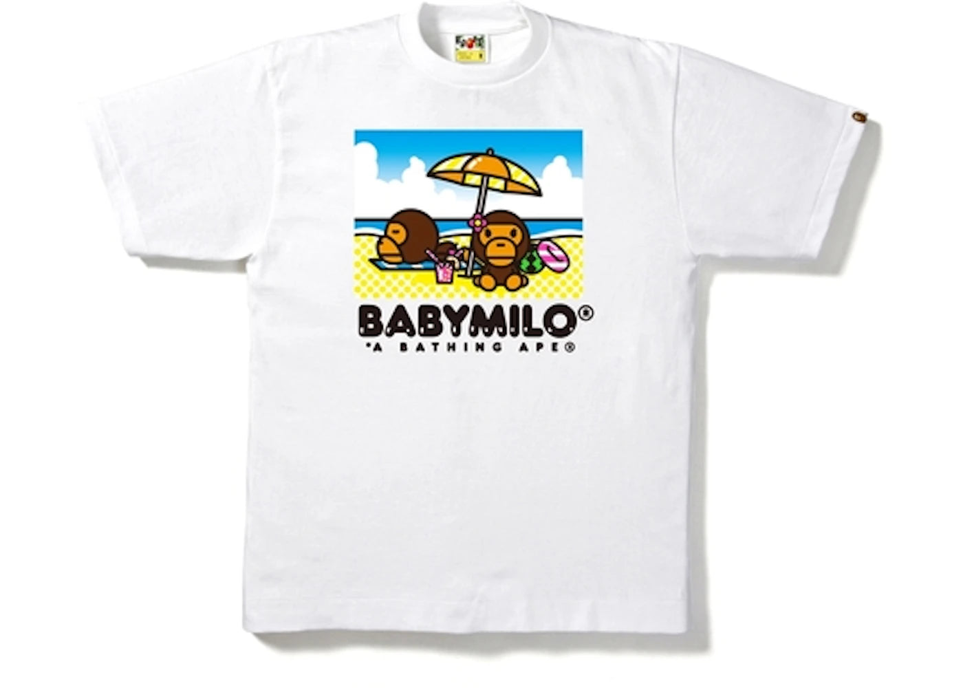 BAPE Milo Summer Tee 5 White