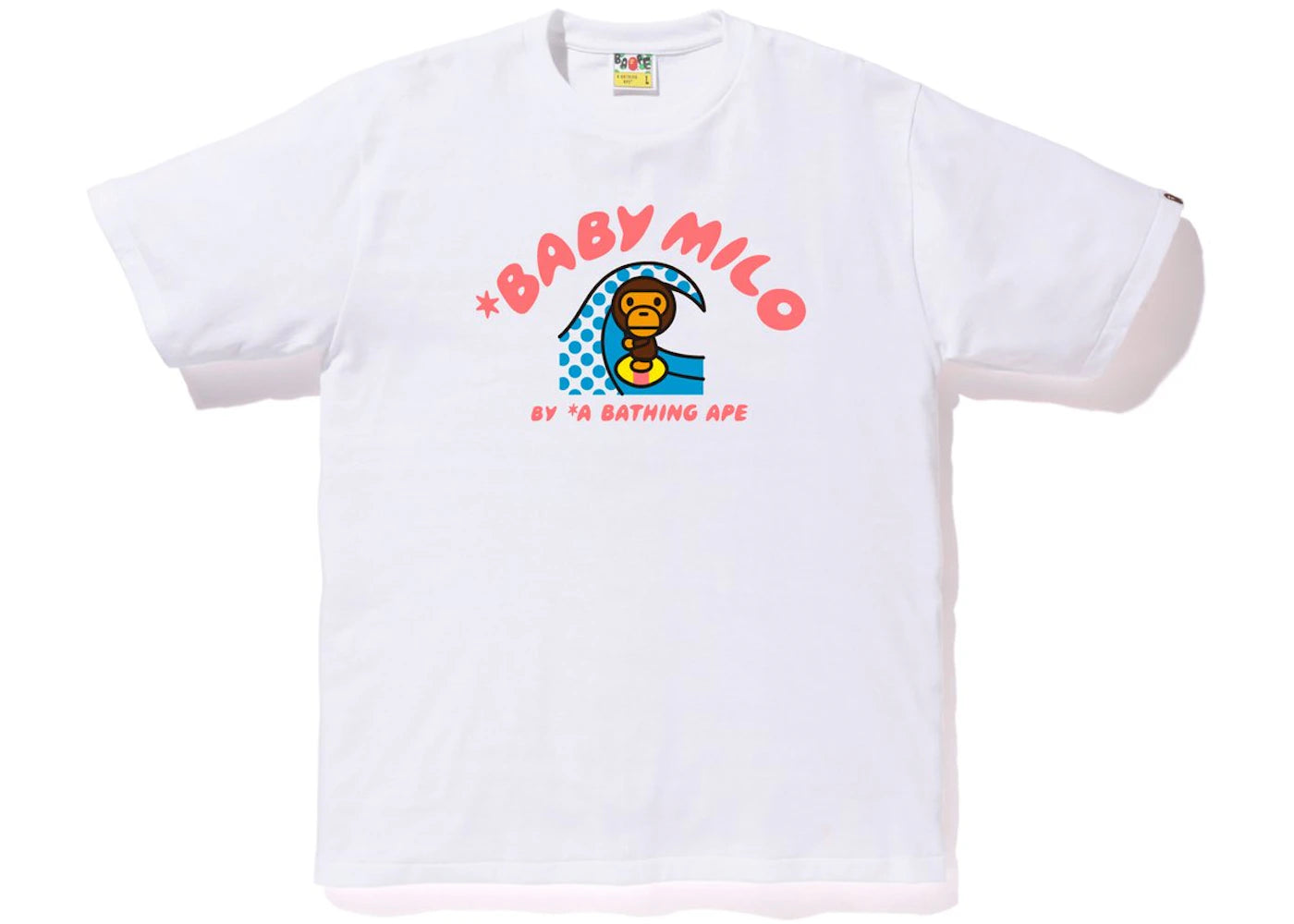 BAPE Milo Surfing Summer Tee White