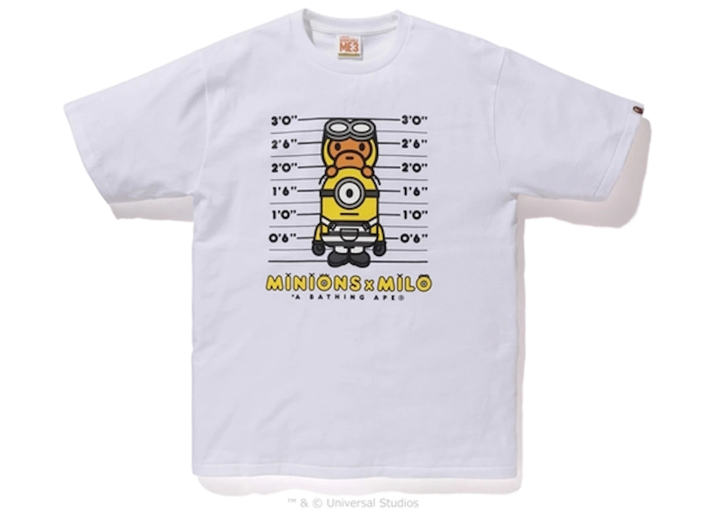 BAPE Minions Tee 3 White