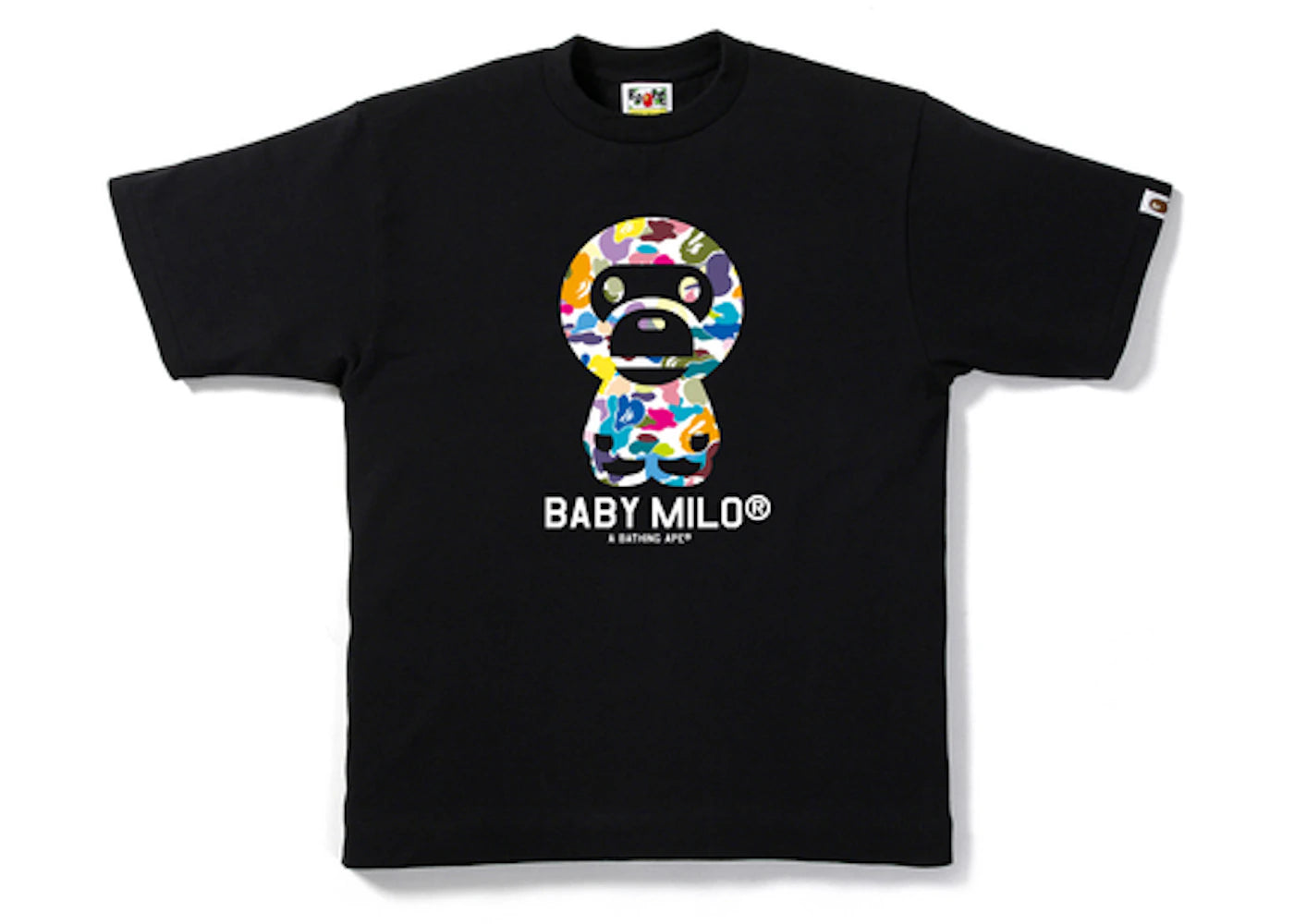 BAPE Multi Camo Baby Milo Tee Black